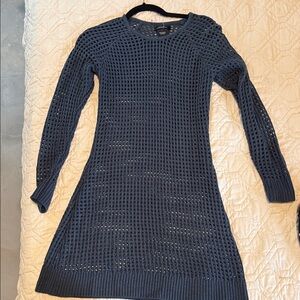 Summer Knit Navy Dress